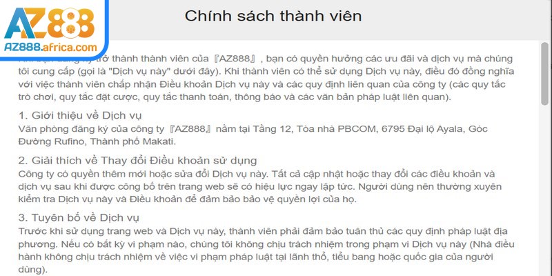 Đội ngũ tư vấn viên luôn túc trực hỗ trợ bạn hoàn thành đăng ký AZ888